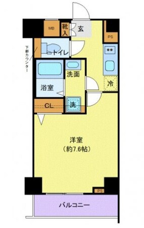 ジェノヴィア田端Ⅲグリーンヴェールの物件間取画像